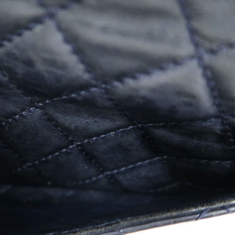 CHANEL Quilted 2.55 Shoulder Bag, Lambskin, Navy