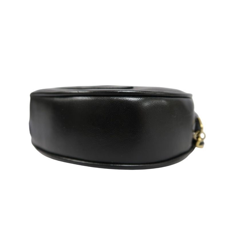 CHANEL Tassel Shoulder Bag, Black Lambskin, Authenticity Card Included