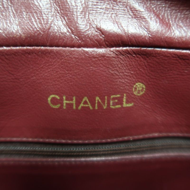 CHANEL Quilted Shoulder Bag, Lambskin, Black, Gold-Tone Hardware, With Guarantee Card