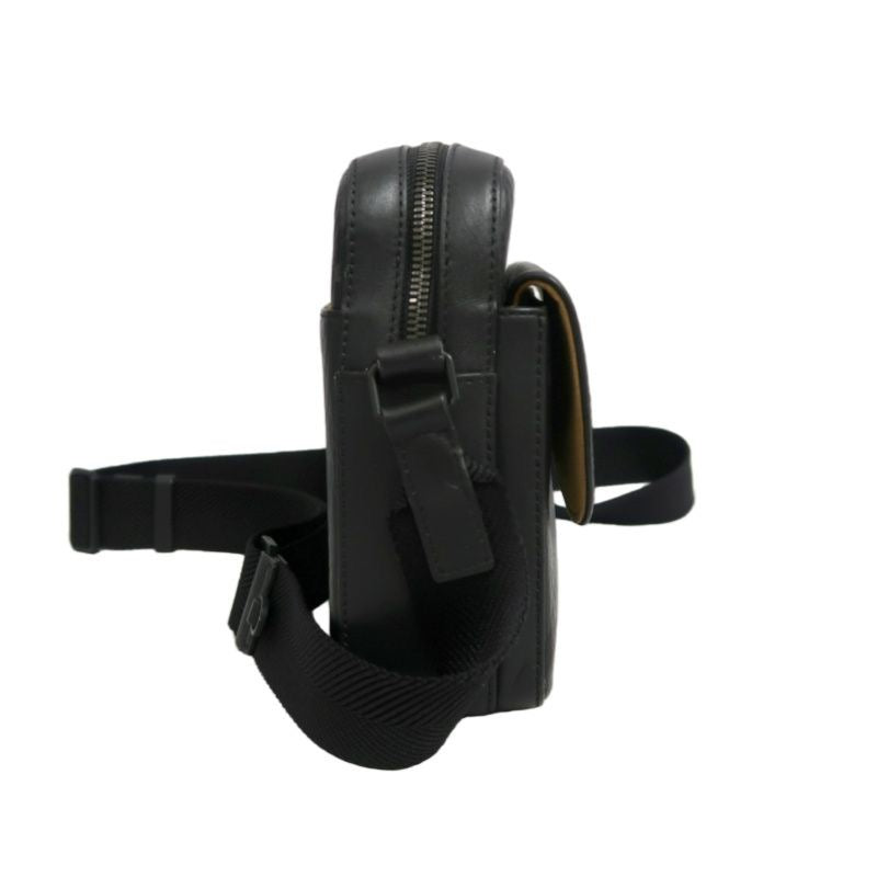 MCM (MCM), shoulder bag, black, with dust bag. MCM black PVC shoulder bag.