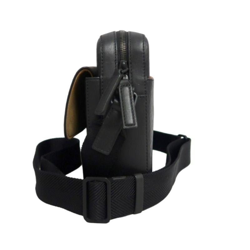 MCM (MCM), shoulder bag, black, with dust bag. MCM black PVC shoulder bag.