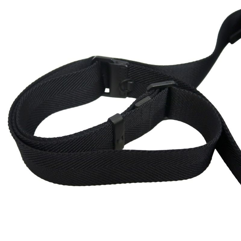 MCM (MCM), shoulder bag, black, with dust bag. MCM black PVC shoulder bag.