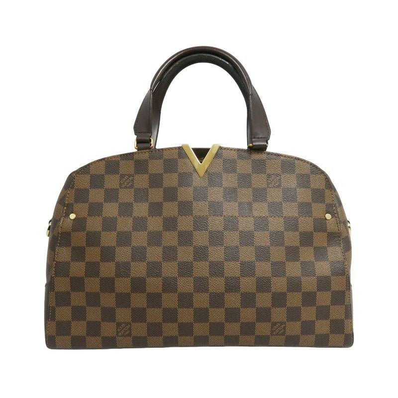LOUIS VUITTON (Louis Vuitton), Kensington Bowling, Monogram, handbag, brown, with shoulder strap.