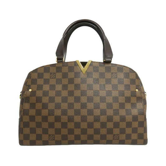 LOUIS VUITTON (Louis Vuitton), Kensington Bowling, Monogram, handbag, brown, with shoulder strap.