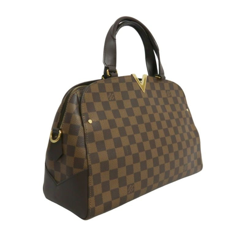 LOUIS VUITTON (Louis Vuitton), Kensington Bowling, Monogram, handbag, brown, with shoulder strap.