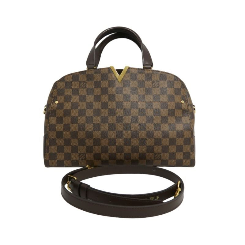 LOUIS VUITTON (Louis Vuitton), Kensington Bowling, Monogram, handbag, brown, with shoulder strap.