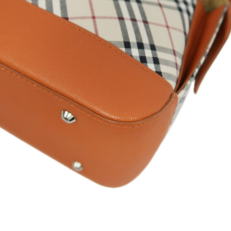 BURBERRY (Burberry), Nova Check shoulder bag, canvas material, beige/orange.