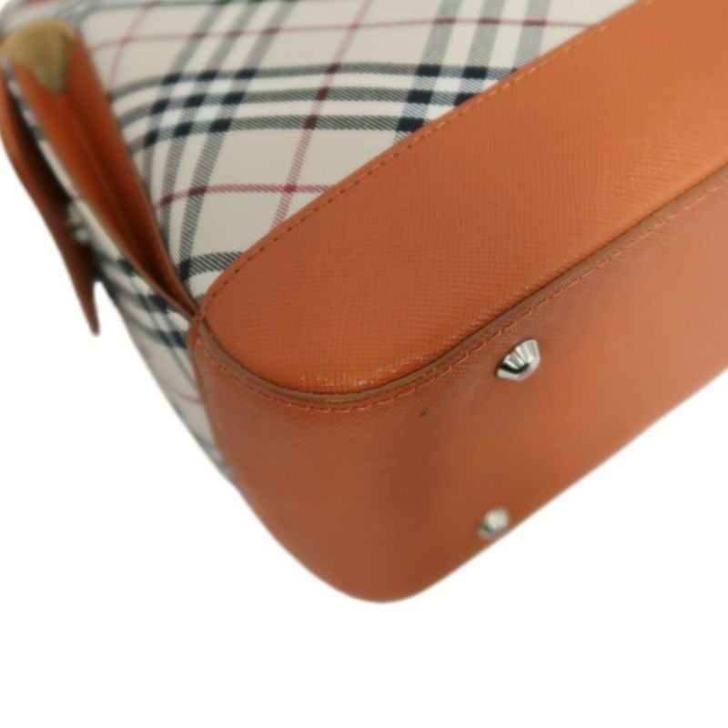 BURBERRY (Burberry), Nova Check shoulder bag, canvas material, beige/orange.
