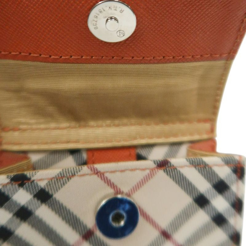 BURBERRY (Burberry), Nova Check shoulder bag, canvas material, beige/orange.