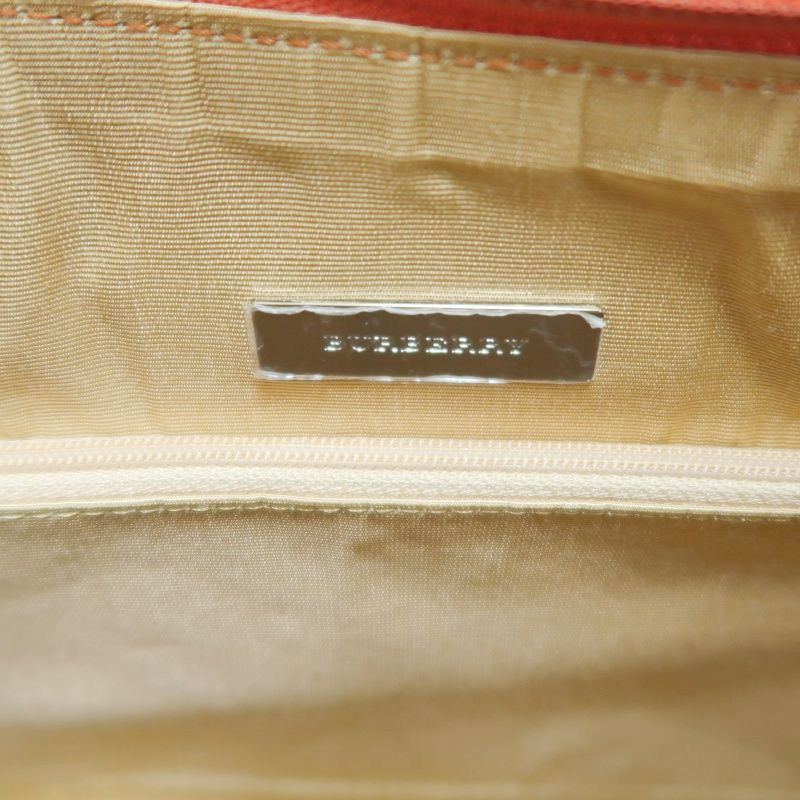 BURBERRY (Burberry), Nova Check shoulder bag, canvas material, beige/orange.