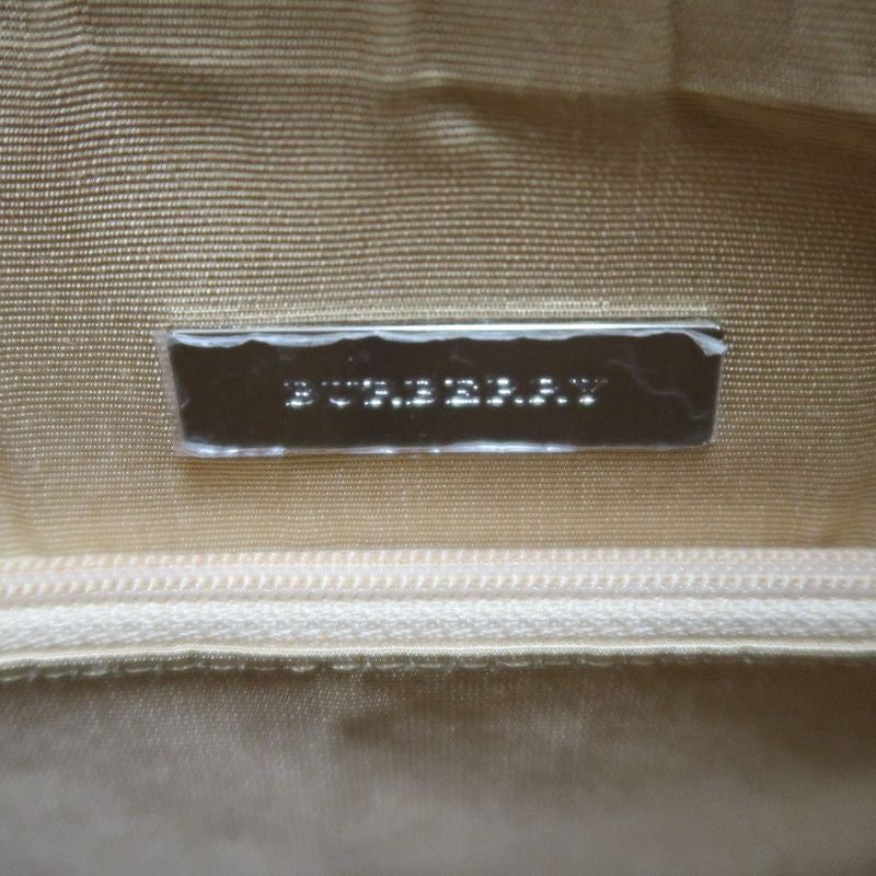 BURBERRY (Burberry), Nova Check shoulder bag, canvas material, beige/orange.