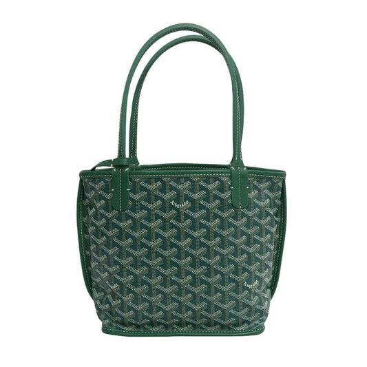 GOYARD green classic pattern PVC basket-style shoulder bag