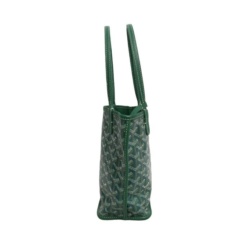 GOYARD green classic pattern PVC basket-style shoulder bag