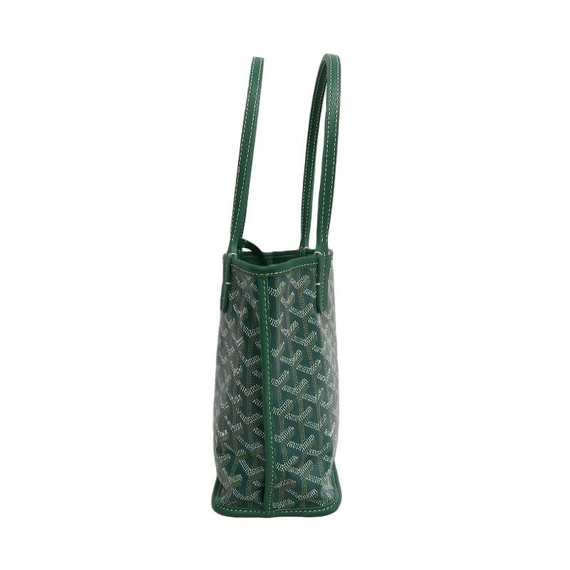 GOYARD green classic pattern PVC basket-style shoulder bag