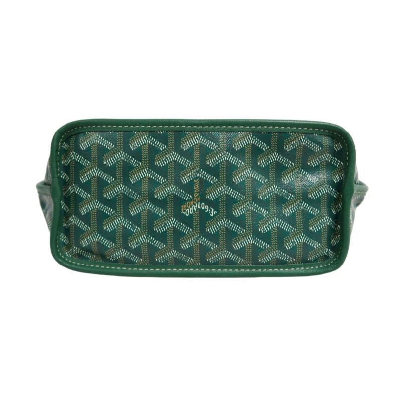 GOYARD green classic pattern PVC basket-style shoulder bag