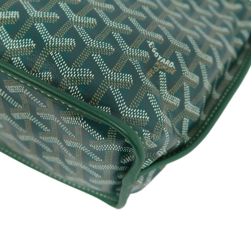 GOYARD green classic pattern PVC basket-style shoulder bag