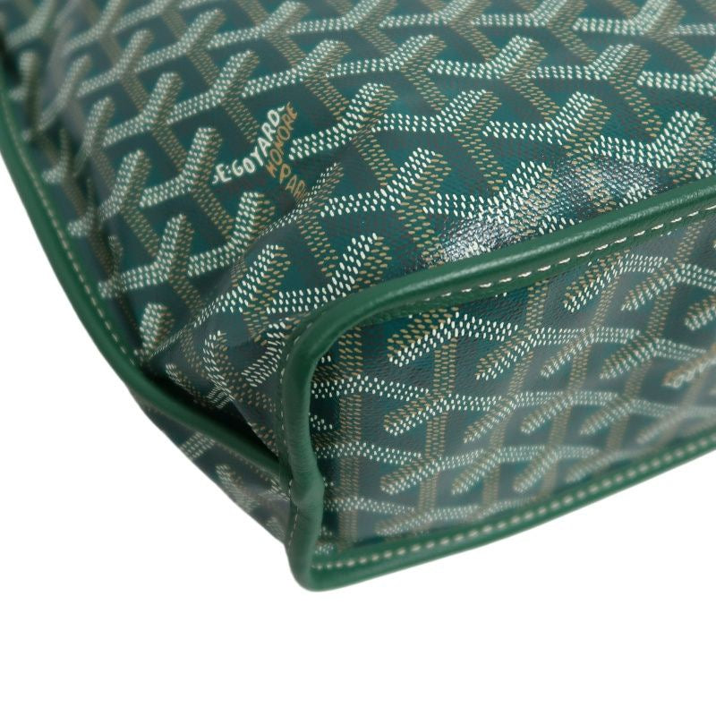 GOYARD green classic pattern PVC basket-style shoulder bag