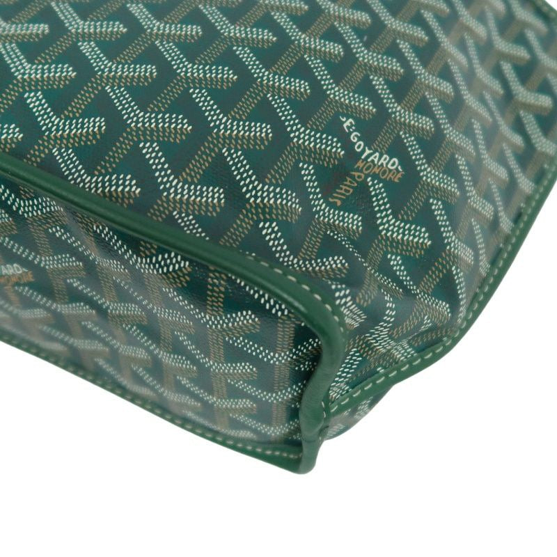 GOYARD green classic pattern PVC basket-style shoulder bag