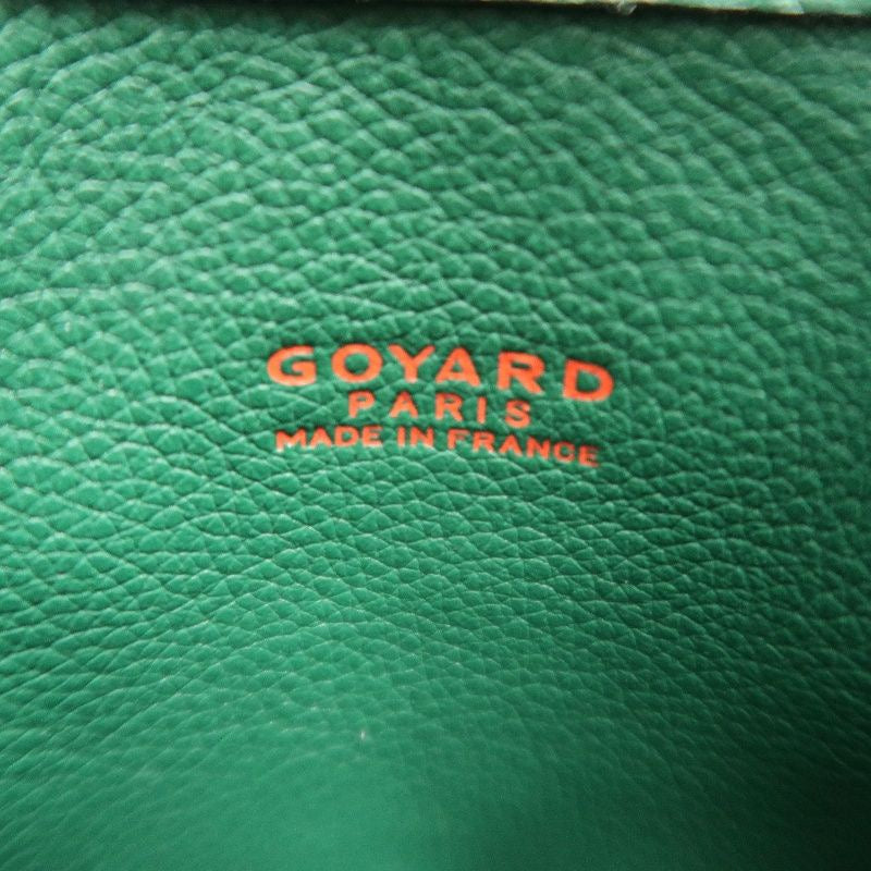 GOYARD green classic pattern PVC basket-style shoulder bag