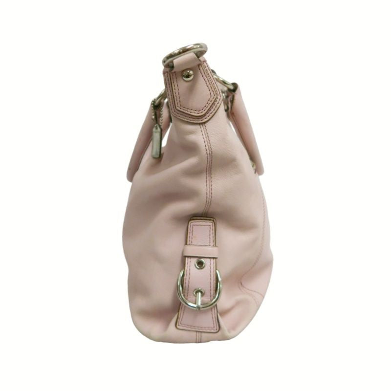 COACH pink PVC crossbody handbag