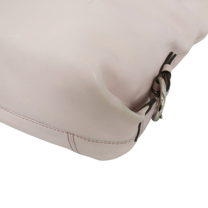COACH pink PVC crossbody handbag