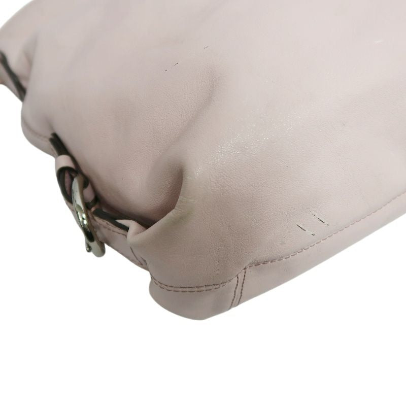 COACH pink PVC crossbody handbag