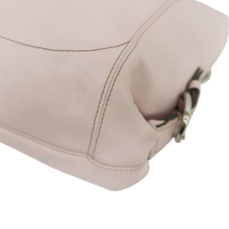 COACH pink PVC crossbody handbag