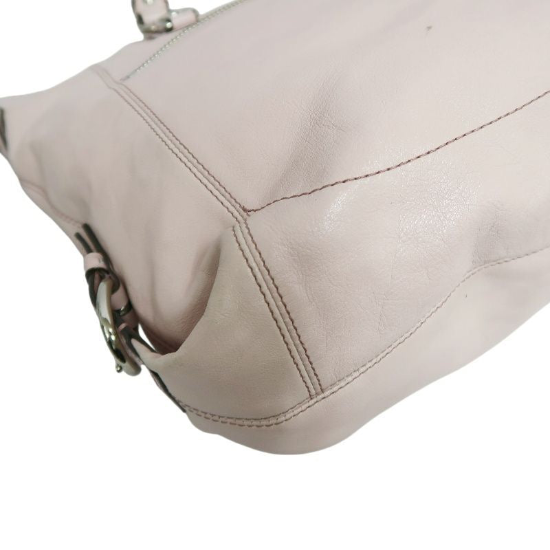 COACH pink PVC crossbody handbag