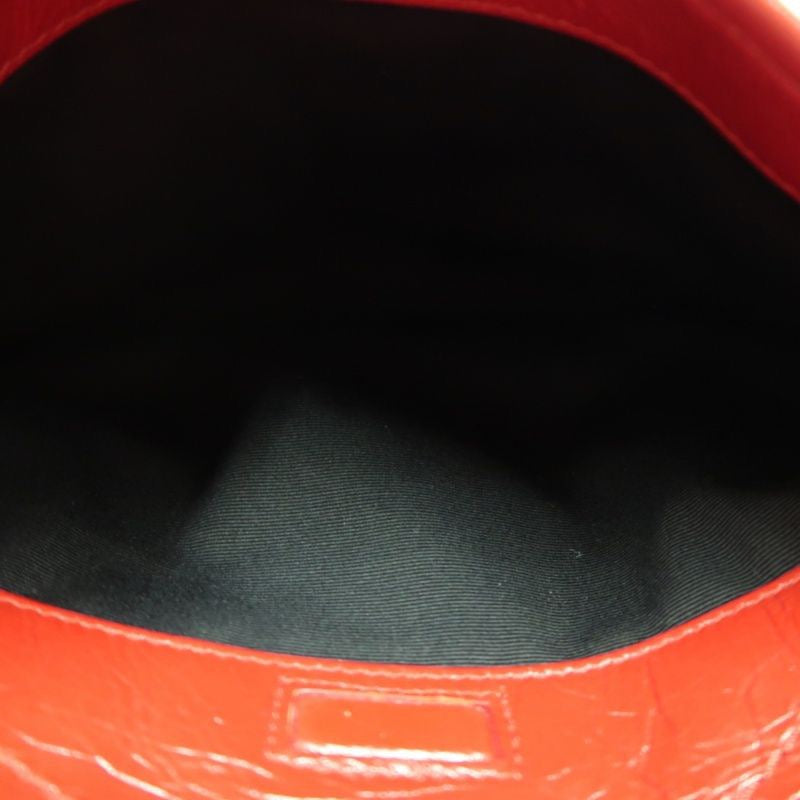 YSL Saint Laurent NIKI Shoulder Bag, Red Waxed Leather