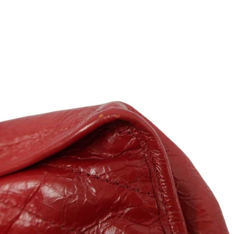 YSL Saint Laurent NIKI Shoulder Bag, Red Waxed Leather