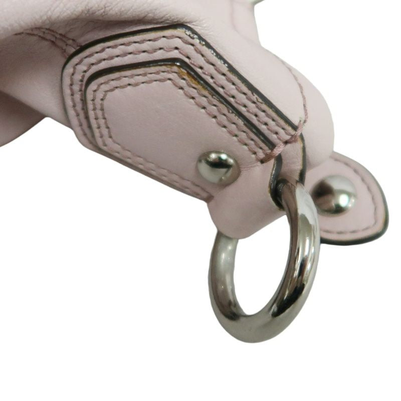 COACH pink PVC crossbody handbag