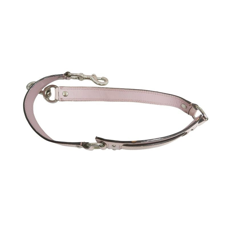 COACH pink PVC crossbody handbag