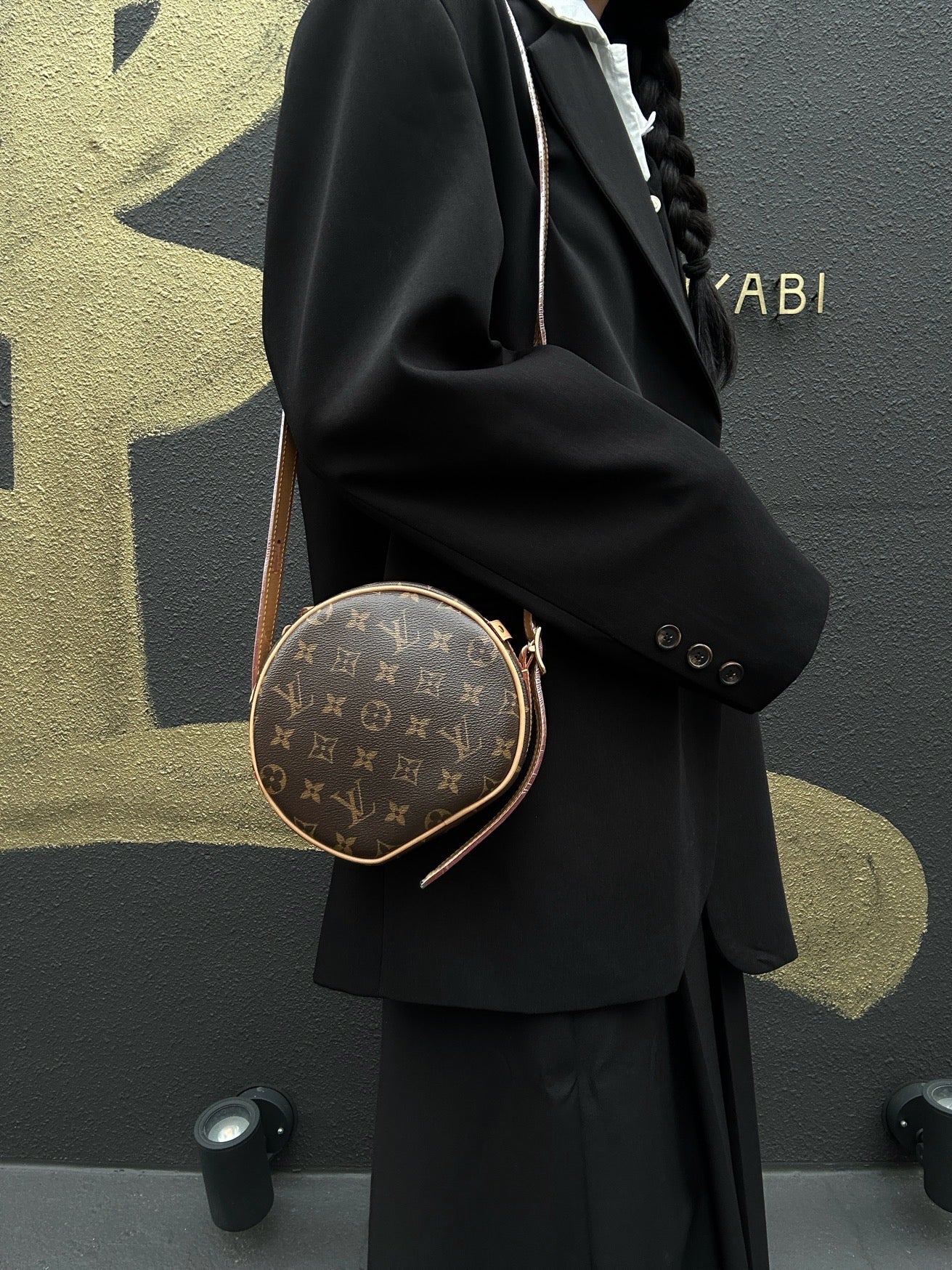 LOUIS VUITTON Boîte Chapeau Souple, Monogram, Coated Canvas, Brown, Shoulder Bag
