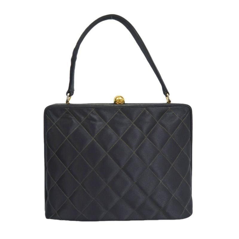 CHANEL Handbag, Canvas, Black