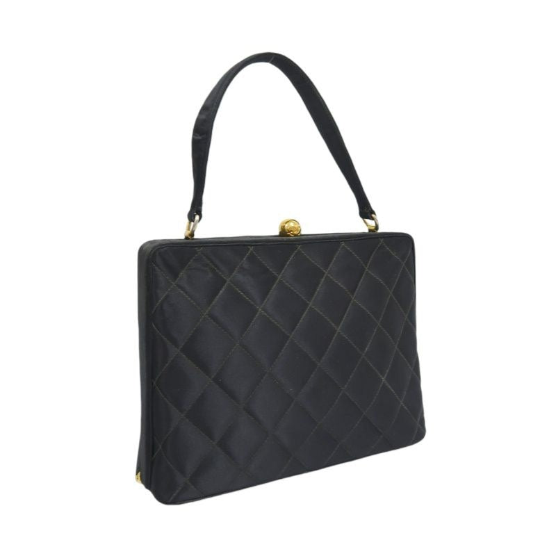 CHANEL Handbag, Canvas, Black