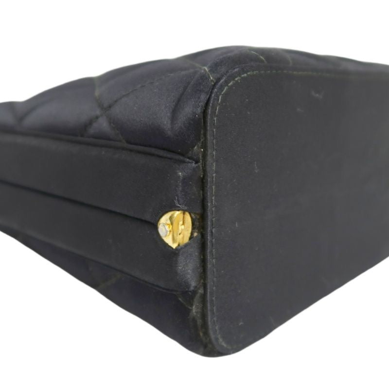 CHANEL Handbag, Canvas, Black