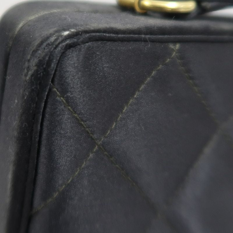 CHANEL Handbag, Canvas, Black