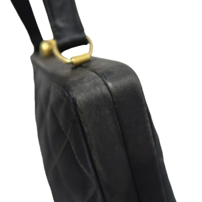 CHANEL Handbag, Canvas, Black