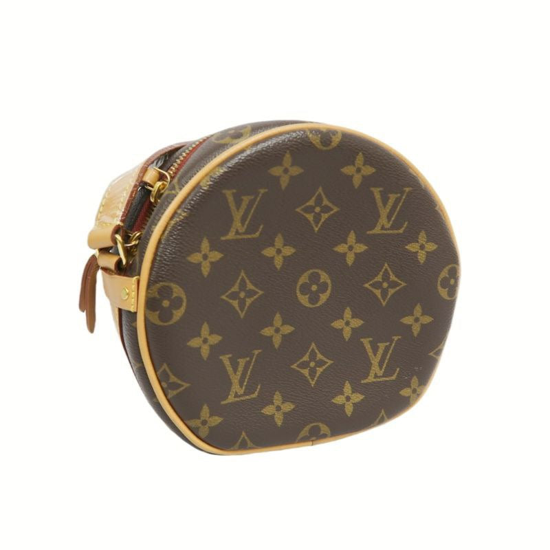 LOUIS VUITTON Pochette Sprouse Shoulder Bag, Brown Monogram Canvas, With Dust Bag