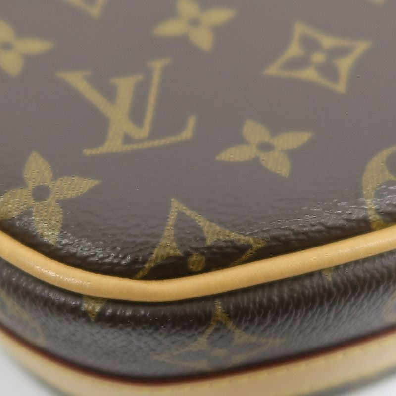 LOUIS VUITTON Pochette Sprouse Shoulder Bag, Brown Monogram Canvas, With Dust Bag