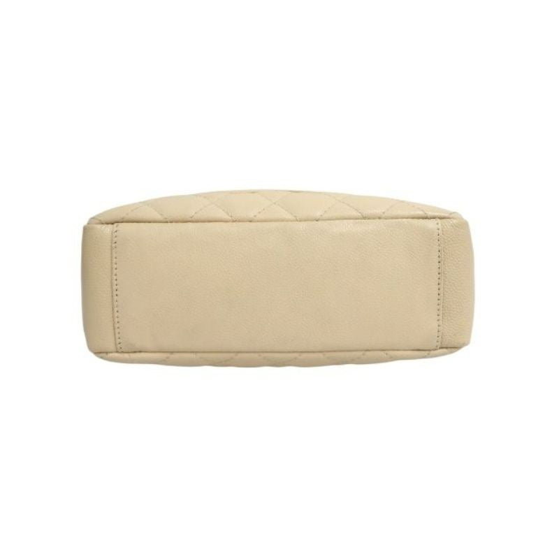CHANEL Caviar Leather GST Tote Bag, Milk Tea Beige with Gold-Tone Hardware