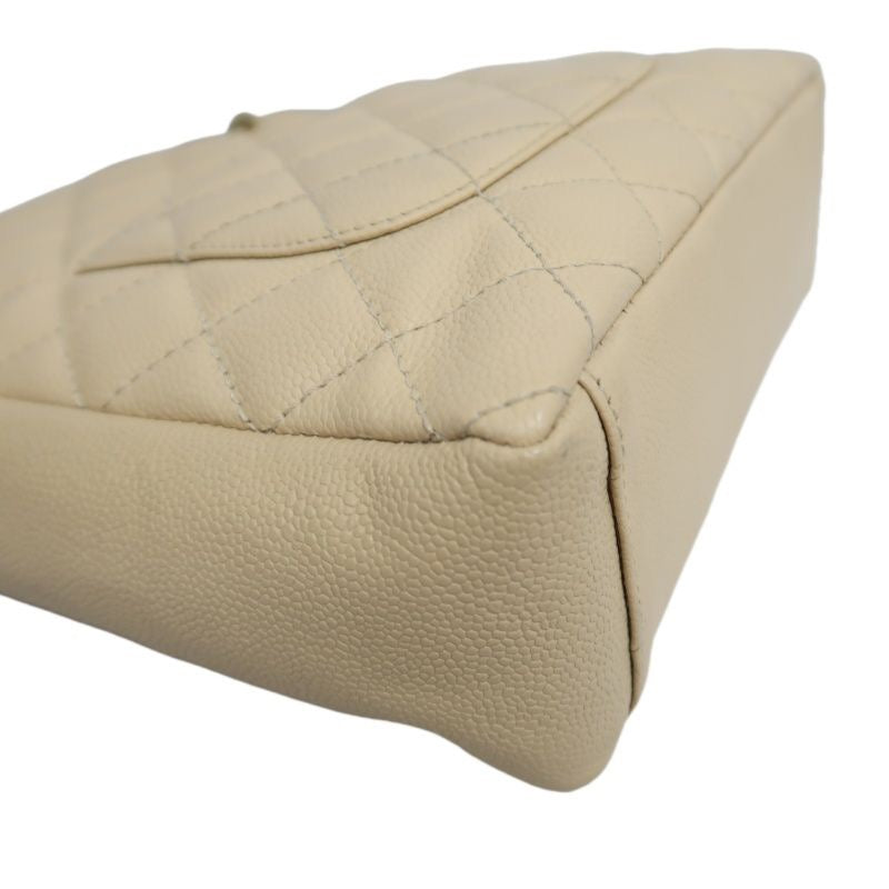 CHANEL Caviar Leather GST Tote Bag, Milk Tea Beige with Gold-Tone Hardware