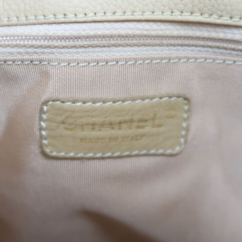 CHANEL Caviar Leather GST Tote Bag, Milk Tea Beige with Gold-Tone Hardware
