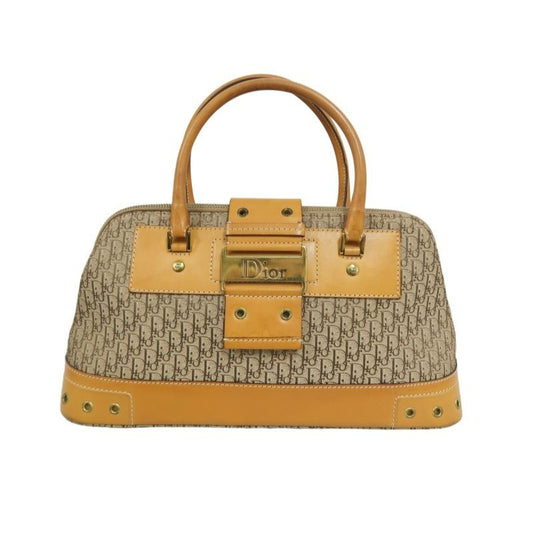 Dior Street Chic Trotter Handbag Brown with Gold Hardware, Dust Bag Included