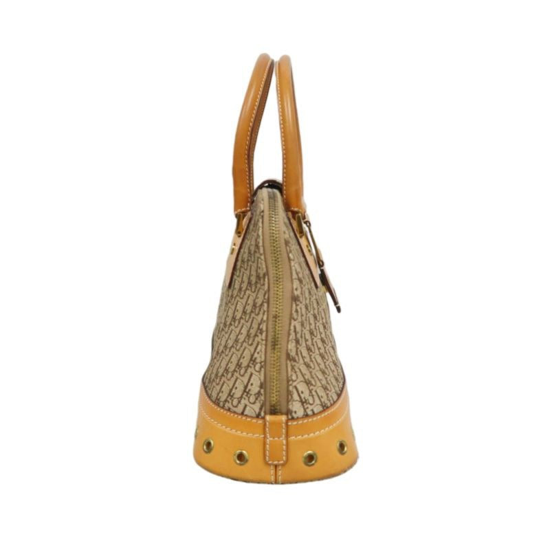 Dior Street Chic Trotter Handbag Brown with Gold Hardware, Dust Bag Included