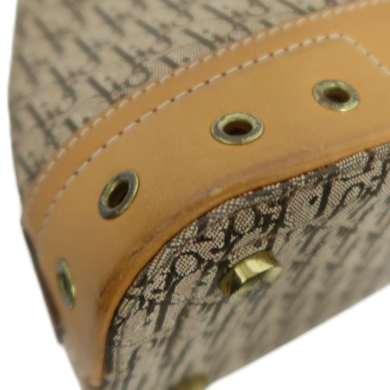 Dior Street Chic Trotter Handbag Brown with Gold Hardware, Dust Bag Included