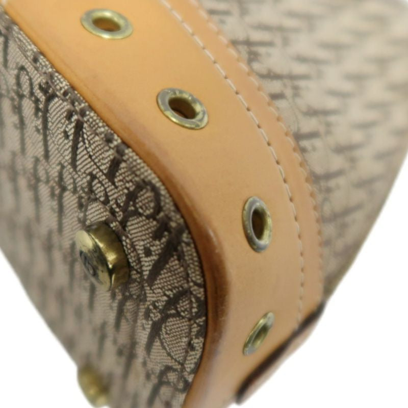 Dior Street Chic Trotter Handbag Brown with Gold Hardware, Dust Bag Included