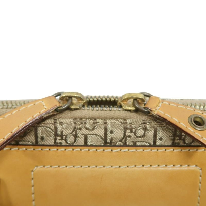 Dior Street Chic Trotter Handbag Brown with Gold Hardware, Dust Bag Included