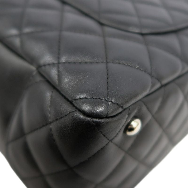 CHANEL Cambon Line Handbag Black CHANEL Black Lambskin Cambon Underarm Bag