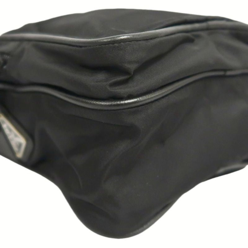 PRADA Shoulder Bag, Nylon Material, Black Color, with Dust Bag